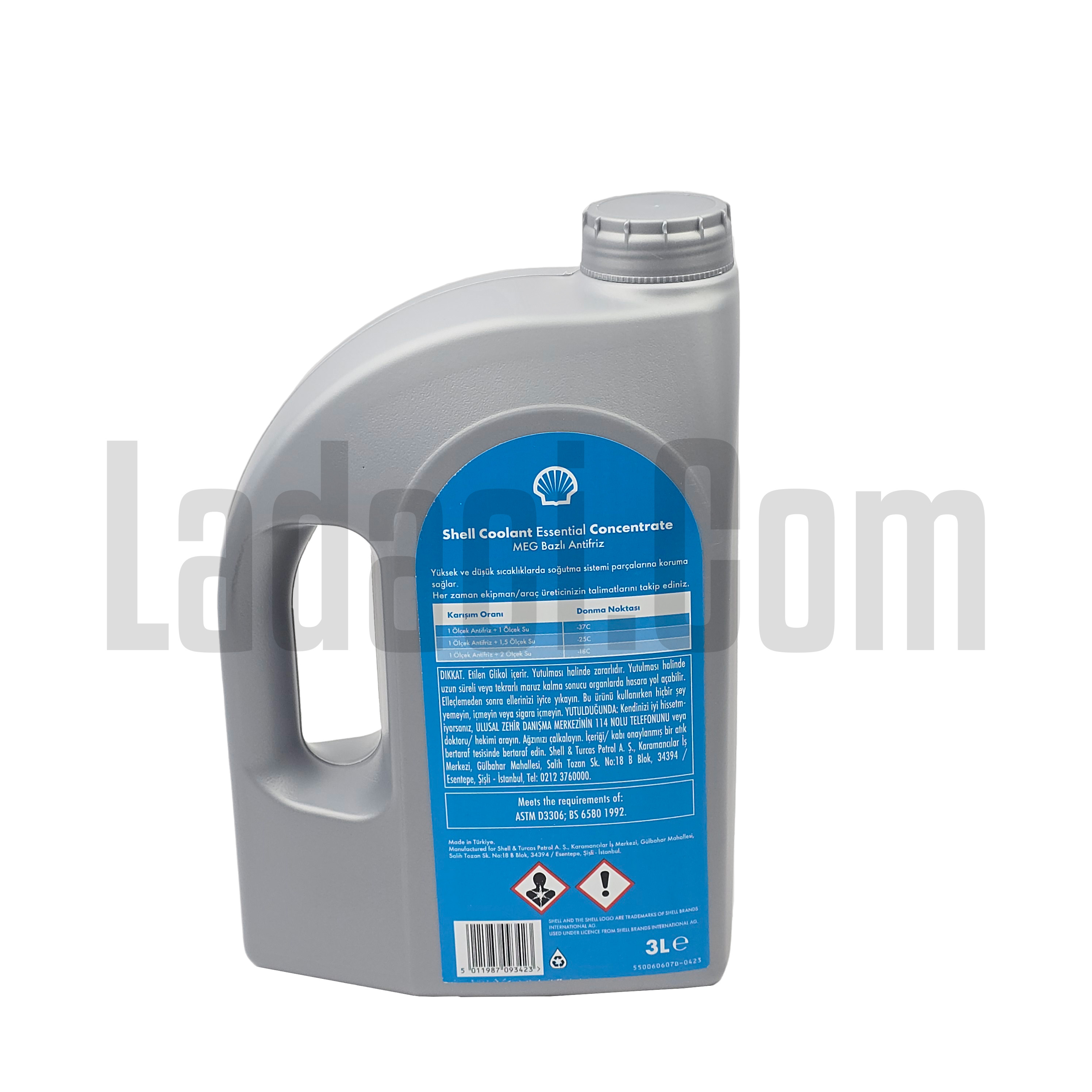 Kırmızı Antifriz, 3 Litre, Shell