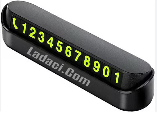 Mıknatıslı Araç Park Etiketi Telefon Numarası Kartı Numaratör