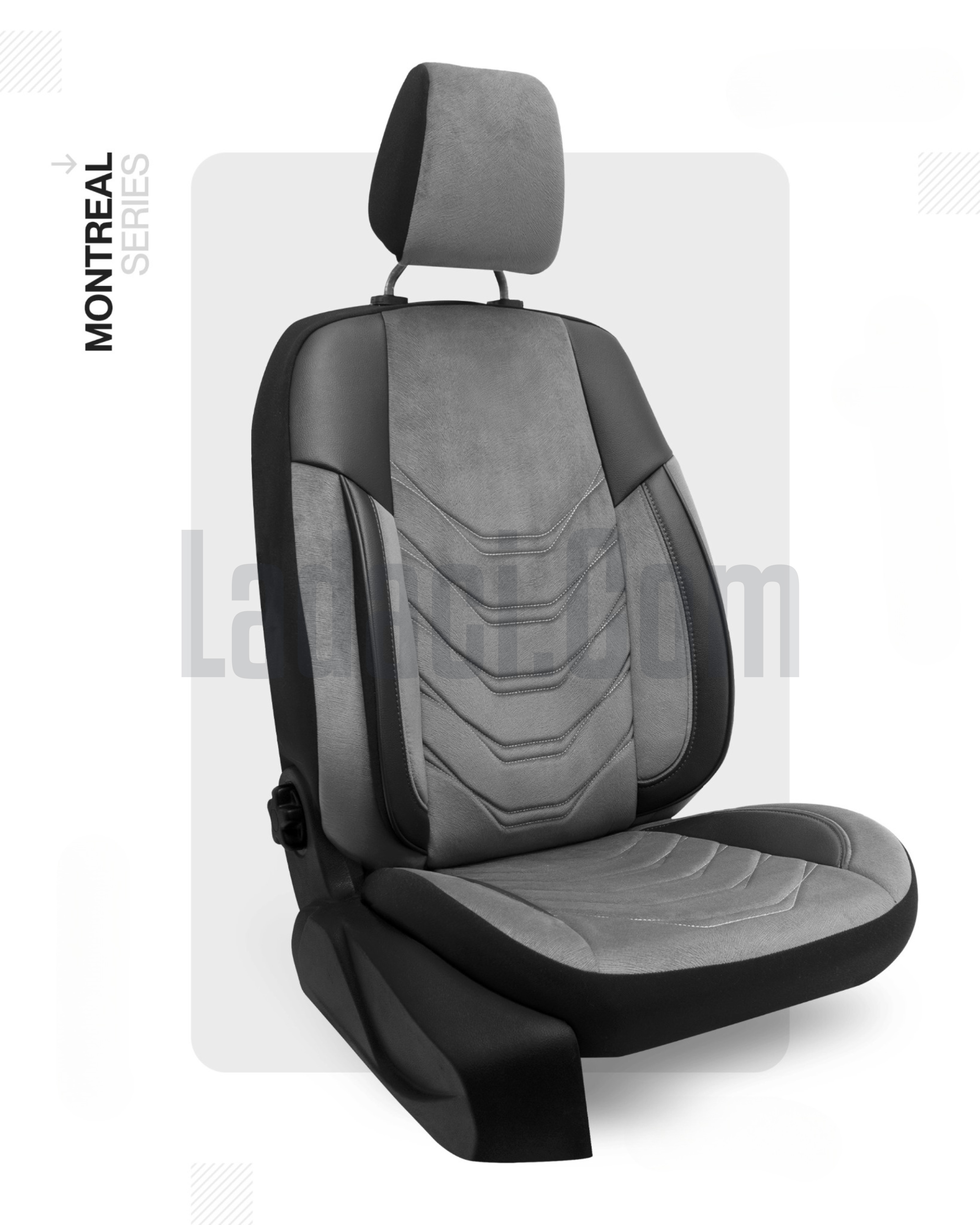 Lada Niva Koltuk Kılıfı, Deri Takviyeli, Ortopedik, Füme