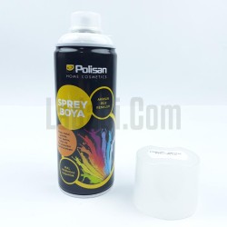 Polisan Sprey Boya, 400Ml. Parlak Beyaz, RAL-9016