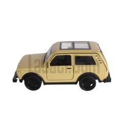Lada Niva, Çek Bırak Oyuncak, 1/32 Model Araç, Krem