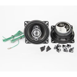 Hoparlör, Bass + Tiz, 4 Ohm, 250 W. 10 Cm. Takım 2 Adet