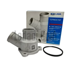 Lada Kalina Termostat Üst Kapağı, Termostatlı, Orijinal