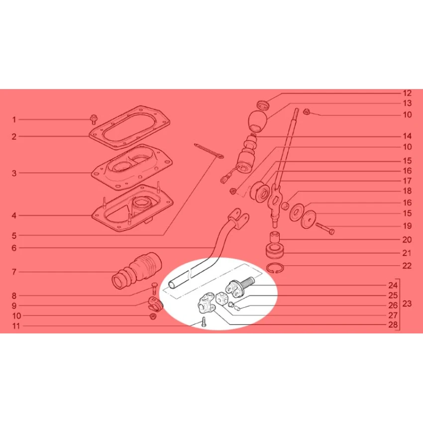 Lada Kalina + Vega Vites Kumanda Mafsalı, Orijinal