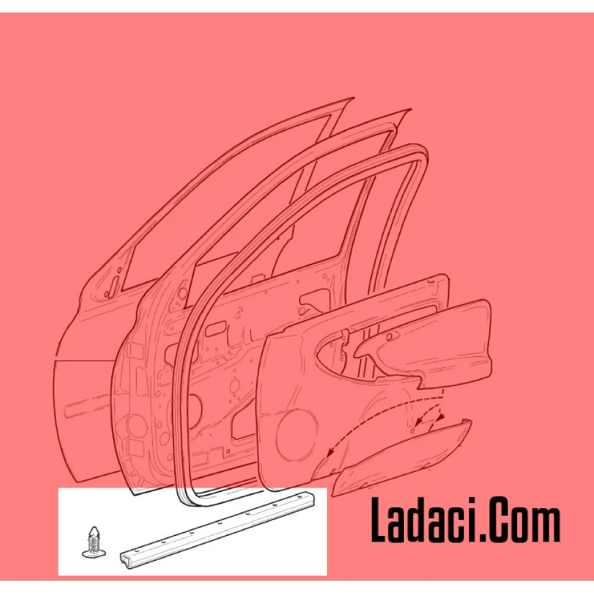 Lada Kalina Ön Kapı Alt Lastiği