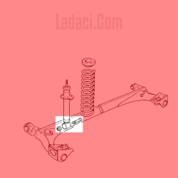 Lada Samara + Vega Arka Amortisör Bağlantı Civatası, Somunlu, Alt