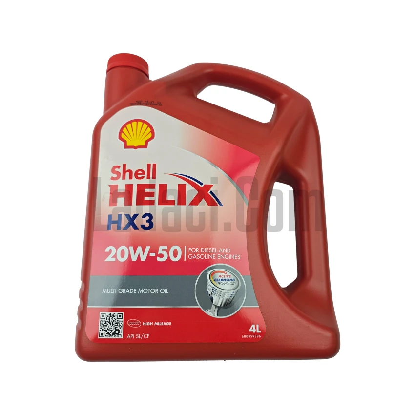 Motor Yağı, 20W-50 Shell Helix HX3, 4 Litre