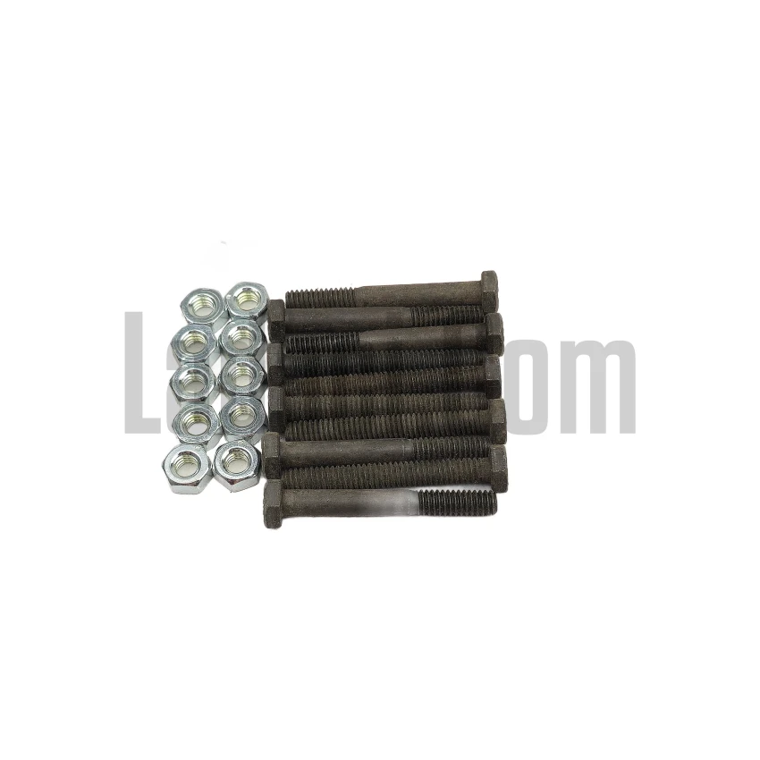 Civata Seti, 5/16x50 Kalın Diş, Anahtar Başlı, Kalite = 8.8 - 10 Adet