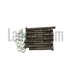 Civata Seti, 1/4x80 Kalın Diş, Anahtar Başlı, Kalite = 8.8 - 10 Adet