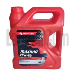 Motor Yağı, 20W-50 Petrol Ofisi 4 Litre Motor Yağı, 20W-50 Petrol Ofisi 4 Litre
