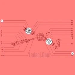 Lada Niva Arazi Şanzımanı ve Diferansiyel Rulmanı (30x72x19)