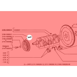 Lada Enj. Samara + Vega + Kalina Krank Kasnağı Kaması