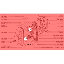 Lada Samara Triger Kayışı Gergi Rulmanı Saplaması