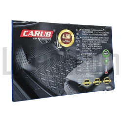 Lada Samara + Vega + Kalina Havuzlu Paspas, Kauçuk, Siyah Renkli, 5 Parça