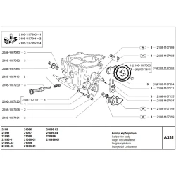 Lada Samara Karbüratör Jikle Tel Bağlantı Klips