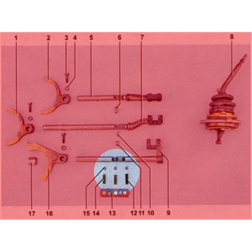 Lada Samara + Vega + Niva Şanzıman Vites Kilit Mili Yayı