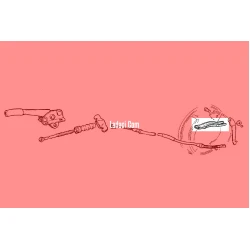 Lada Samara + Vega Arka Fren Balatası Ara Leviye Sacı, Sağ