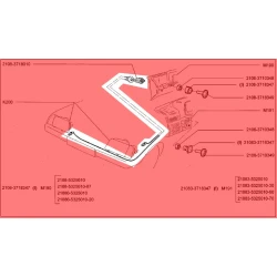 Lada Samara Far Ayar Takımı, İçten Kumanda Mekanizması Lada Samara Far Ayar Takımı, İçten Kumanda Mekanizması