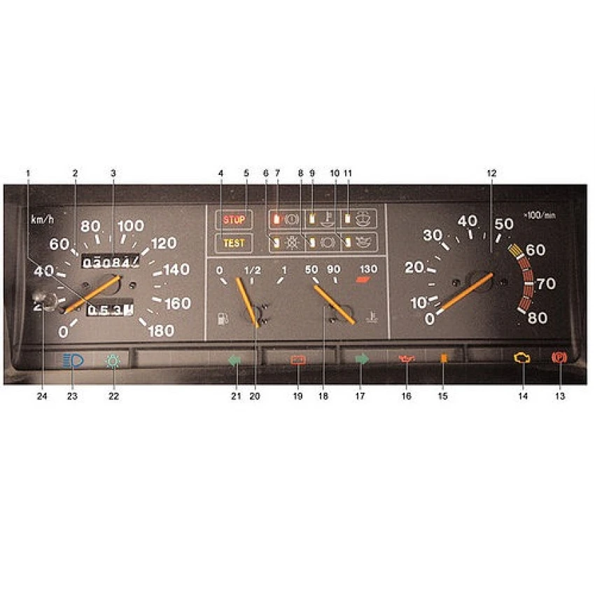Lada Vega + Enj. Samara Kilometre Saati Göstergesi, Komple