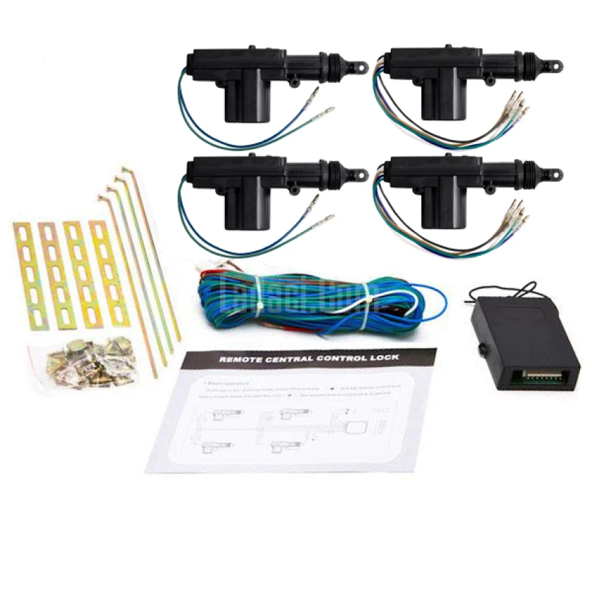 Lada Vega + Samara + Vaz Merkezi Kilit Motoru Seti, Dört Kapı, Takım