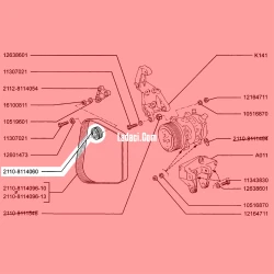 Lada Vega Klima Kayışı Gergi Rulmanı, Bilyası