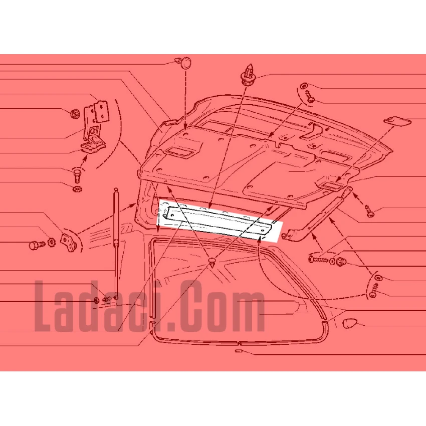 Lada Vega SW (2111) Bağaj Kapağı Yan Bakaliti, Orta