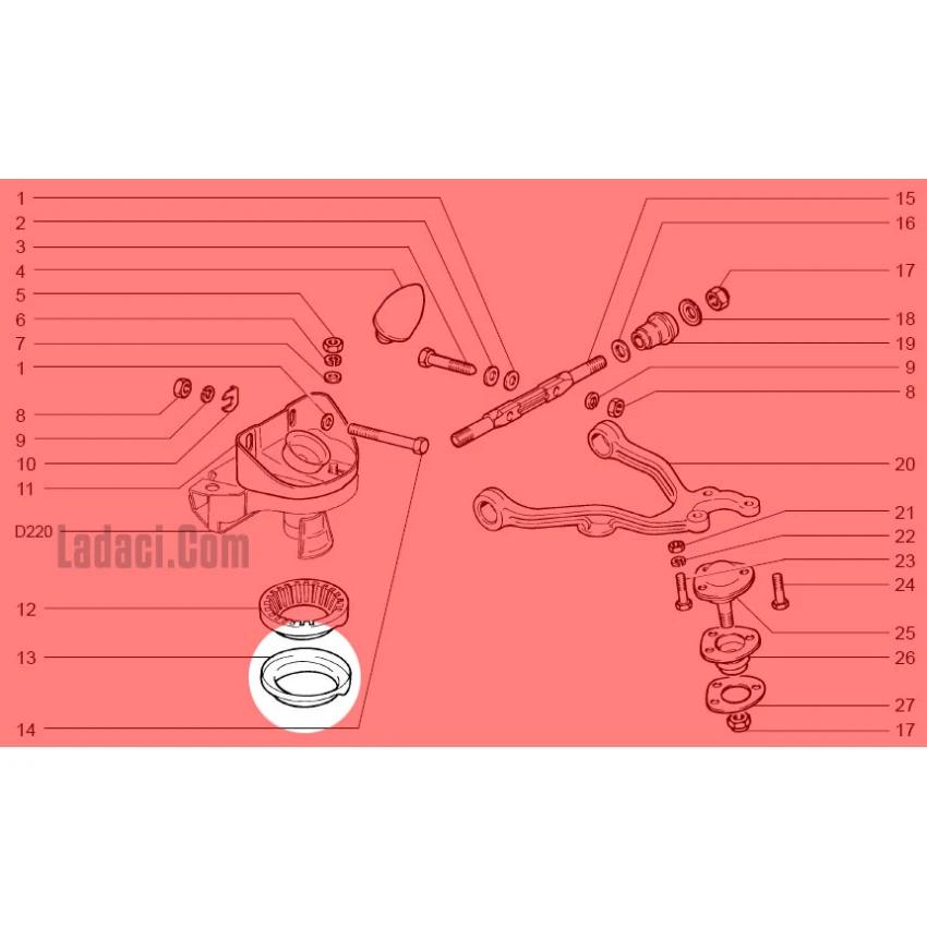 Lada Niva Helezon Üst Sacı, Ön