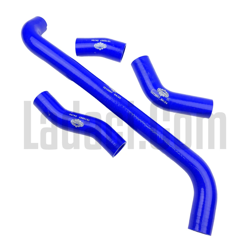Lada Niva 1700 Radyatör Alt + Üst + Ara Hortumu, Takım, Mavi Silikon