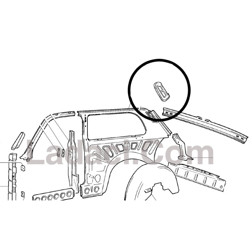 Lada Niva Bağaj Yan Havalandırma Bakaliti, Plastiği, Takım