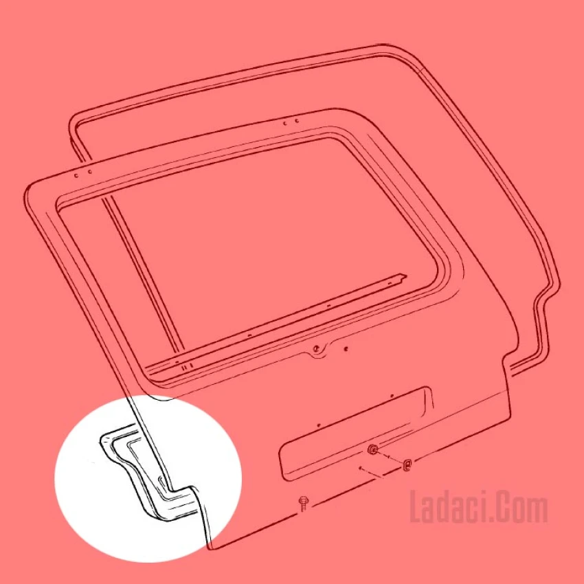 Lada Niva 1700 Bağaj Kapağı İç Bakaliti, Alt Plastiği