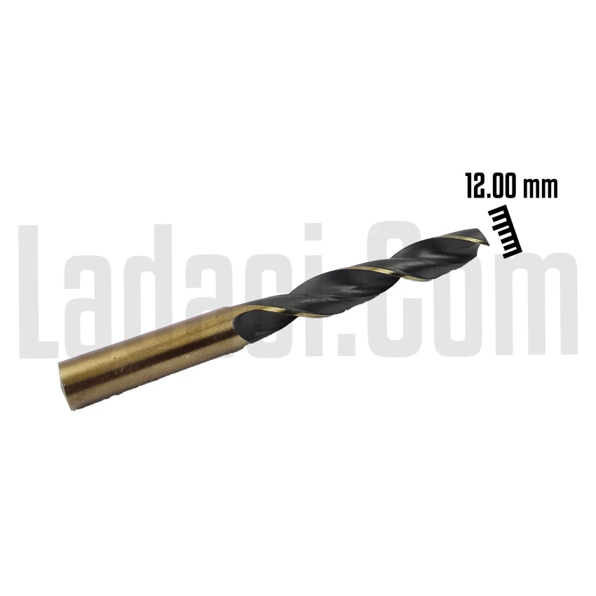 Matkap Ucu, HSS, 1. Kalite, 12.00 mm, Precise, Werkö