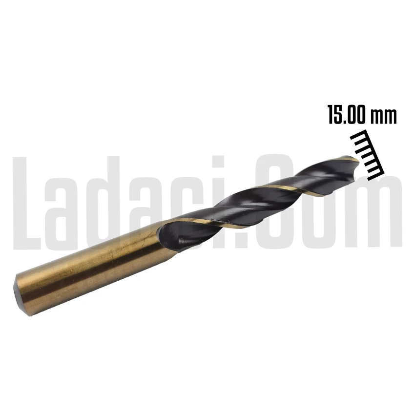 Matkap Ucu, HSS, 1. Kalite, 15.00 mm, Precise, Werkö