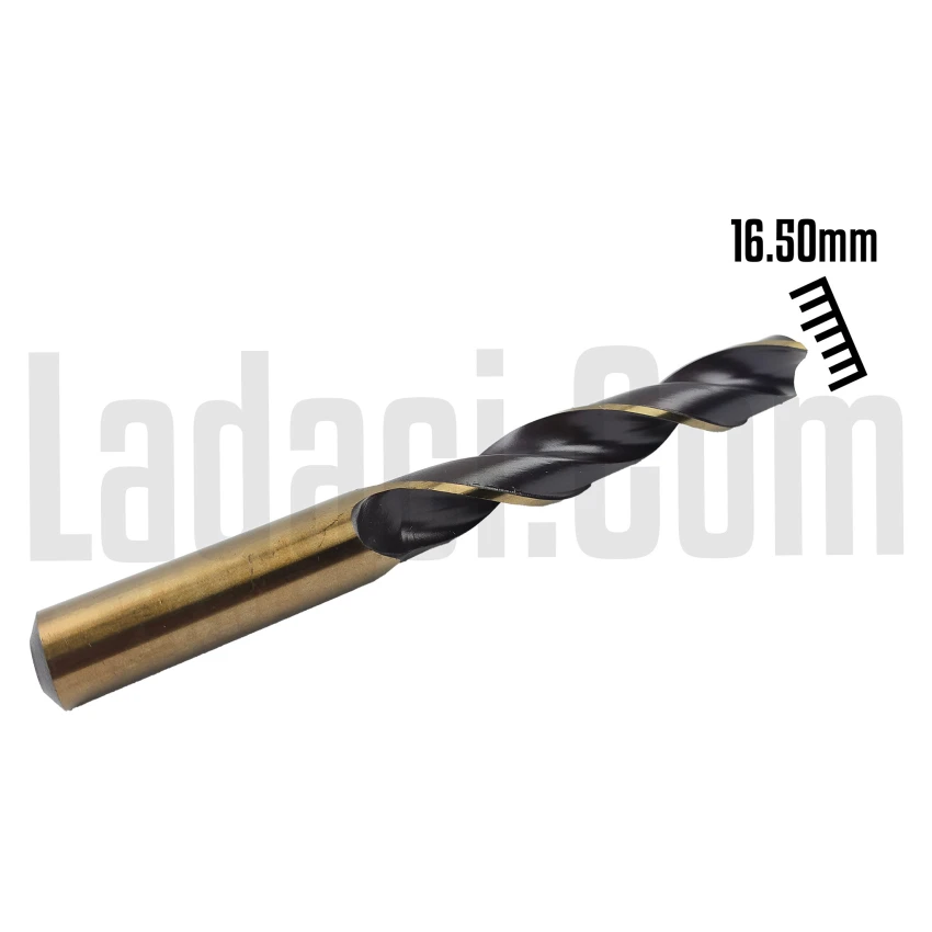 Matkap Ucu, HSS, 1. Kalite, 16.50 mm, Precise, Werkö