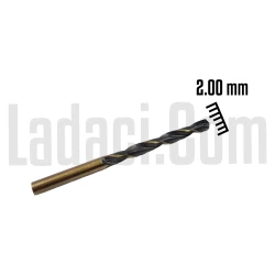 Matkap Ucu, HSS, 1. Kalite, 2.00 mm, Precise, Werkö