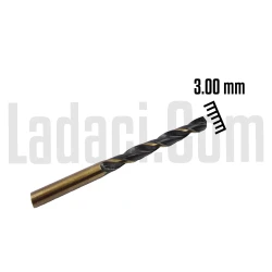 Matkap Ucu, HSS, 1. Kalite, 3.00 mm, Precise, Werkö