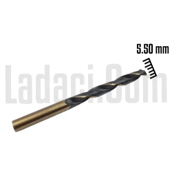 Matkap Ucu, HSS, 1. Kalite, 5.50 mm, Precise, Werkö