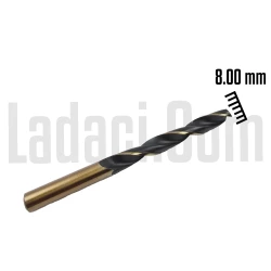 Matkap Ucu, HSS, 1. Kalite, 8.00 mm, Precise, Werkö