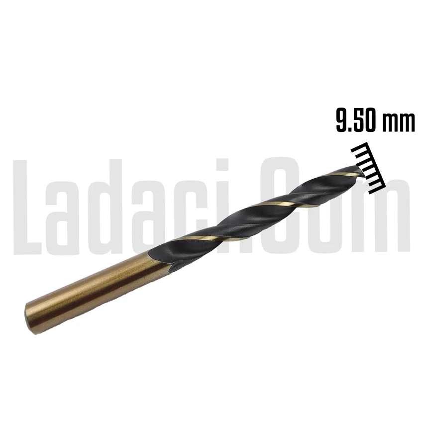 Matkap Ucu, HSS, 1. Kalite, 9.50 mm, Precise, Werkö