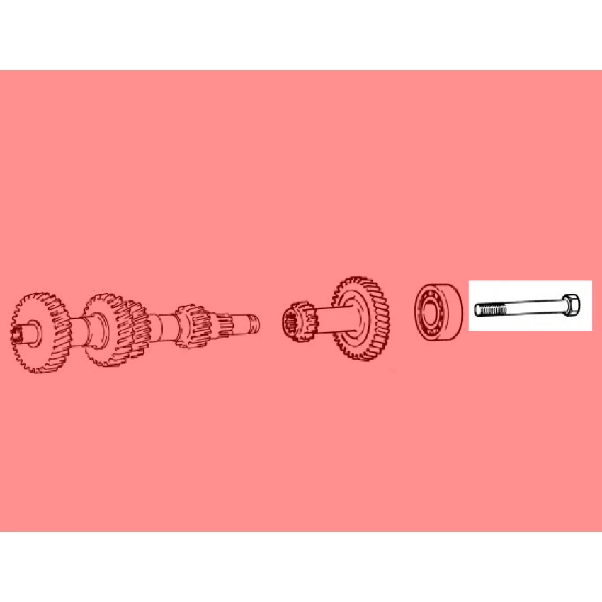 Lada Niva 5. (Beşinci) Vites Dişli Karşılığı Bağlantı Civatası