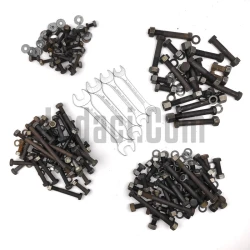 500 Parça Civata Somun Rondela Seti, Anahtar Hediyeli