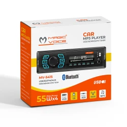 Carub Bluetooth Çift Usb-Sd-Fm-Aux Uzaktan Kumandalı Mekaniksiz Oto Teyp 4 X 60 Watt Ses Çıkışı