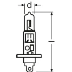 Far Ampülü, H1, 12V-55W