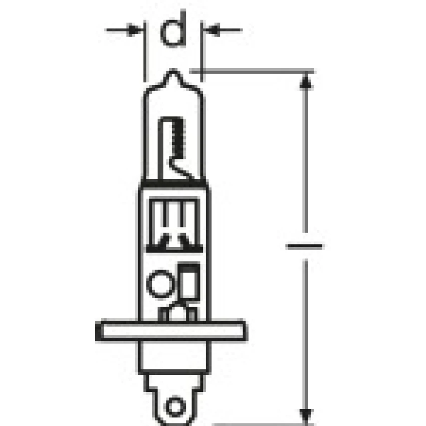 Far Ampülü, H1, 12V-55W