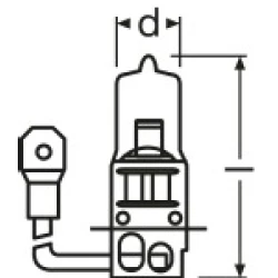 Far Ampülü, H3, 12V-55W