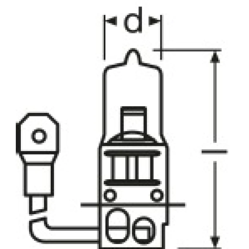 Far Ampülü, H3, 12V-55W
