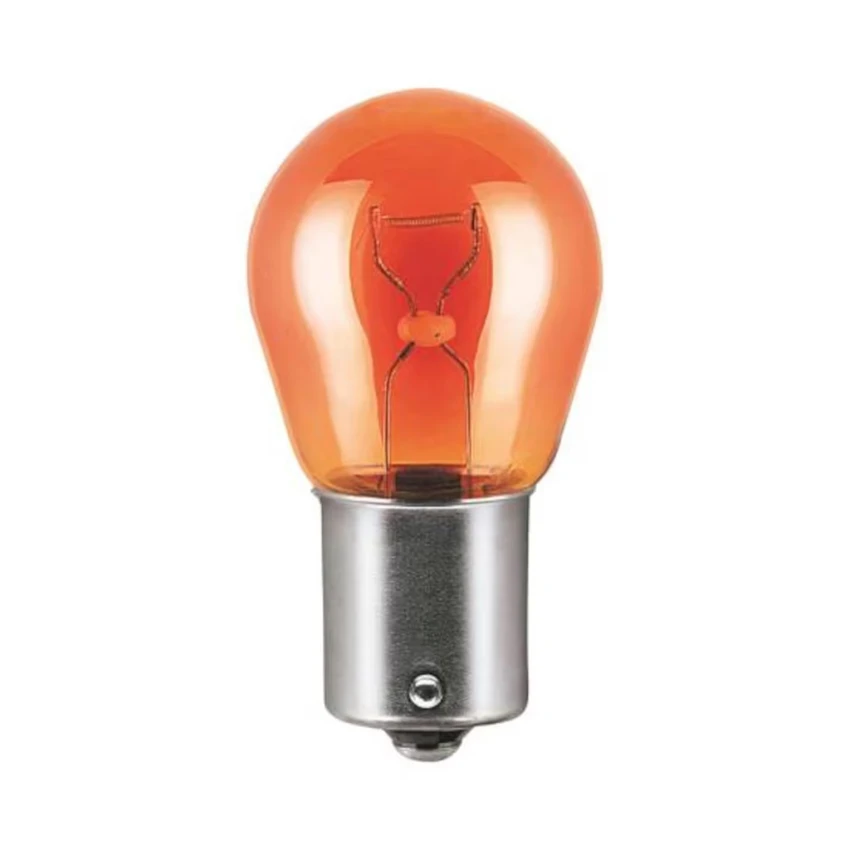 Turuncu, Çift Duy, Düz Tırnak Ampul, 12V 21W