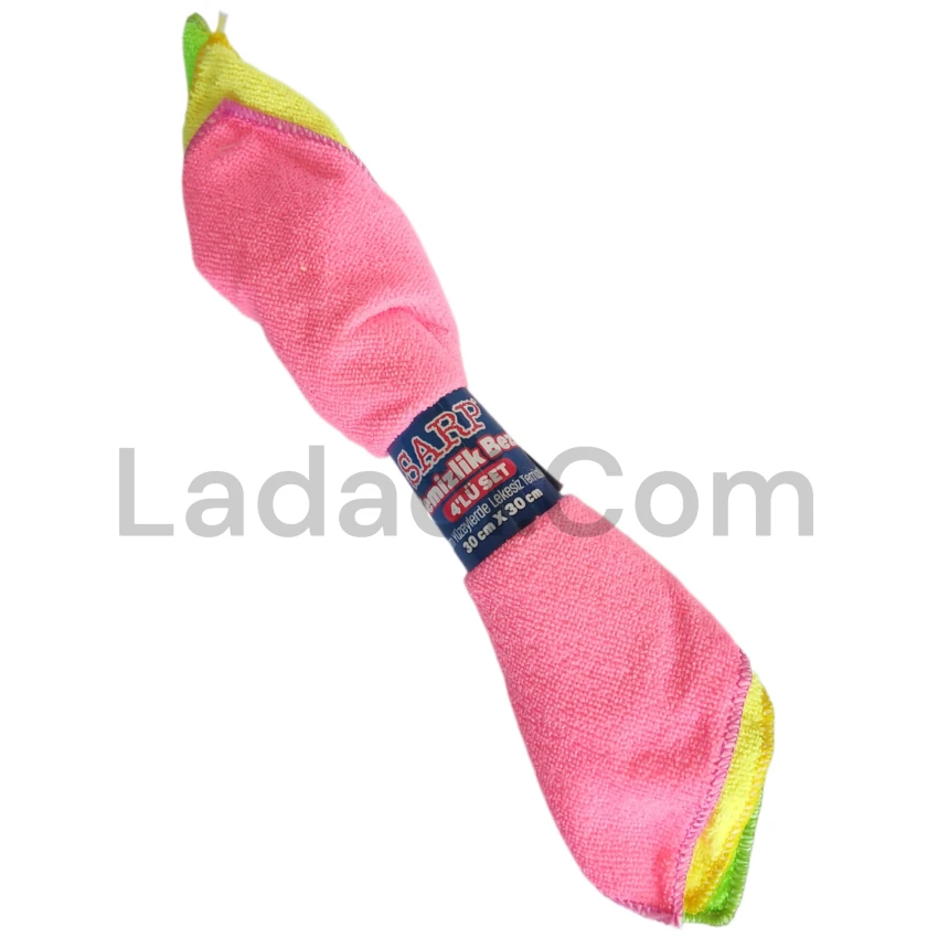 Microfiber Temizlik Bezi 4 lü 32x32