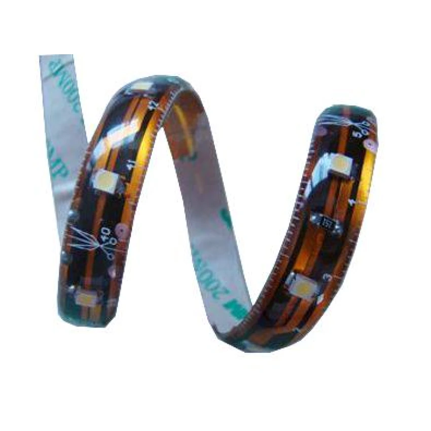 12V - Mavi, Silikonlu, Metrelik Şerit Led Ampul, 1 Metre