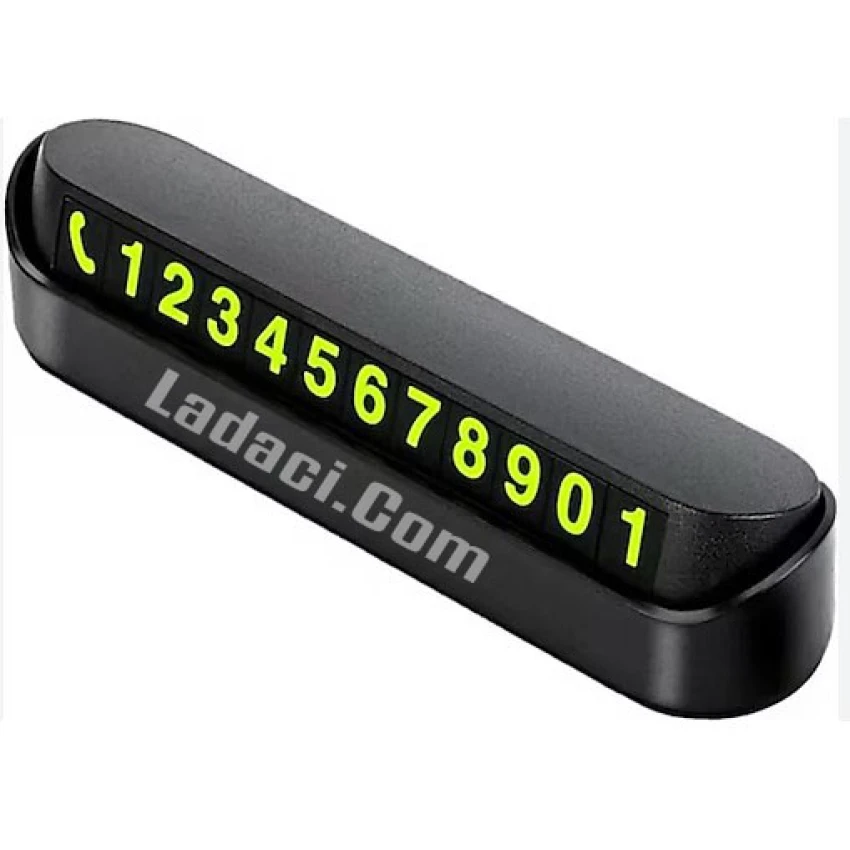 Mıknatıslı Araç Park Etiketi Telefon Numarası Kartı Numaratör