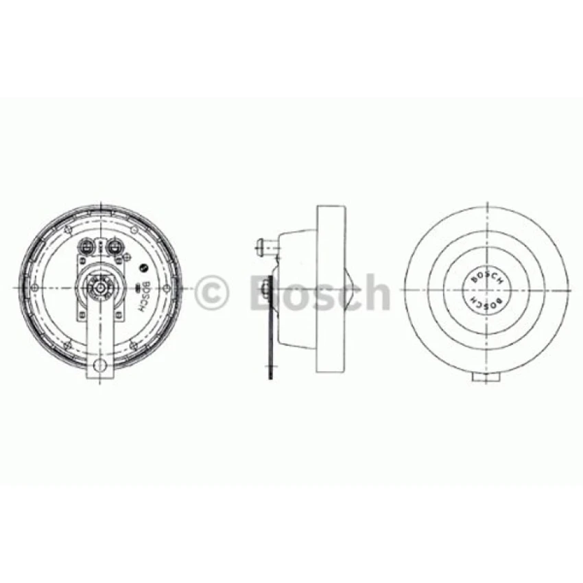 Korna Seti, Çiftli 12V, 375 Hz, 115dB, Bosch